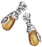 Boucles d'oreilles Giovanni Raspini Femme Goccia Leopardo in Argent Cristallo 12409 - 12409